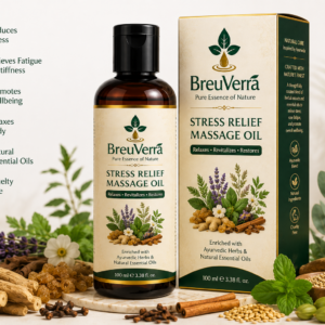 BreuVerra Stress Relief Massage Oil