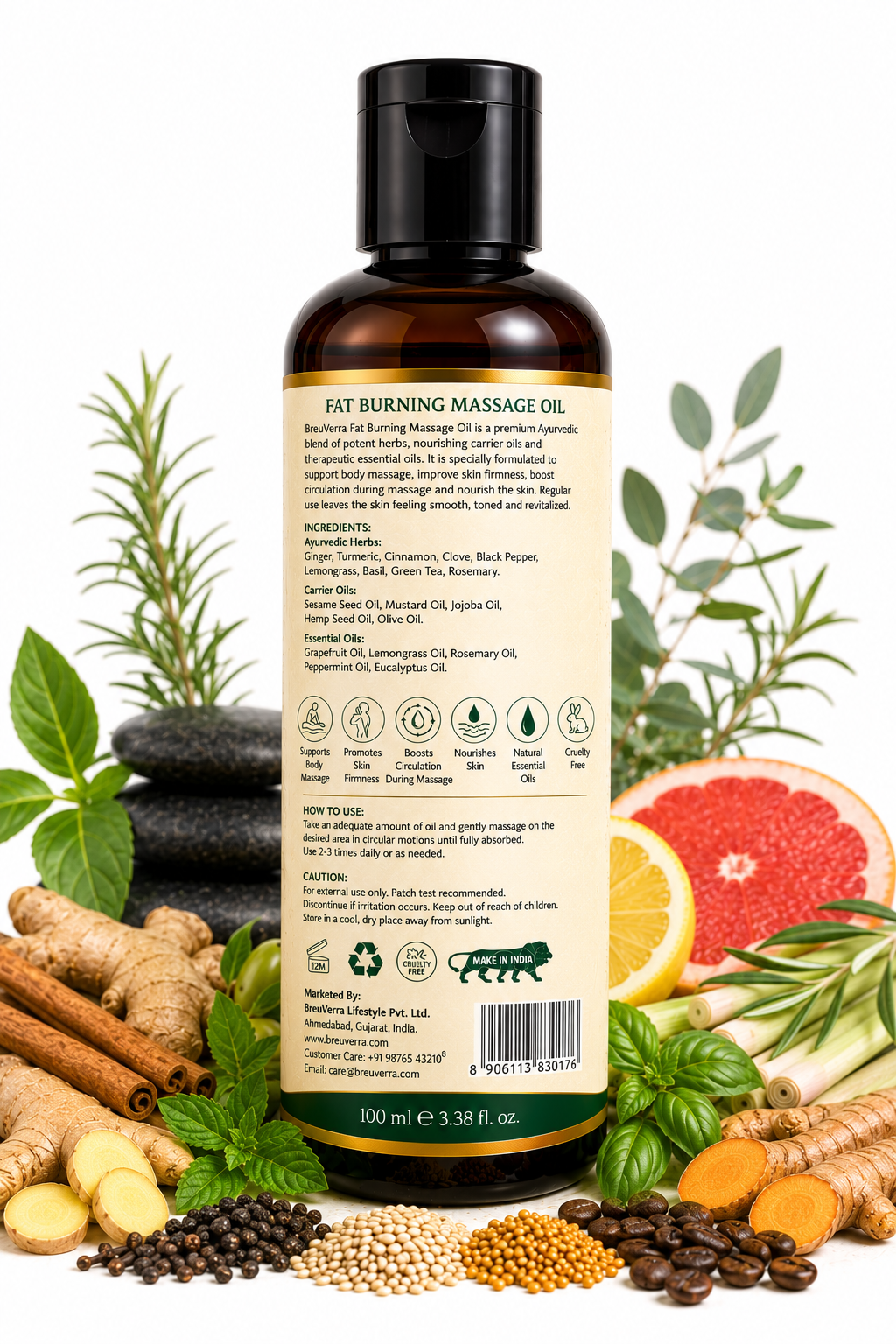 BreuVerra Fat Burning Massage Oil - Image 3